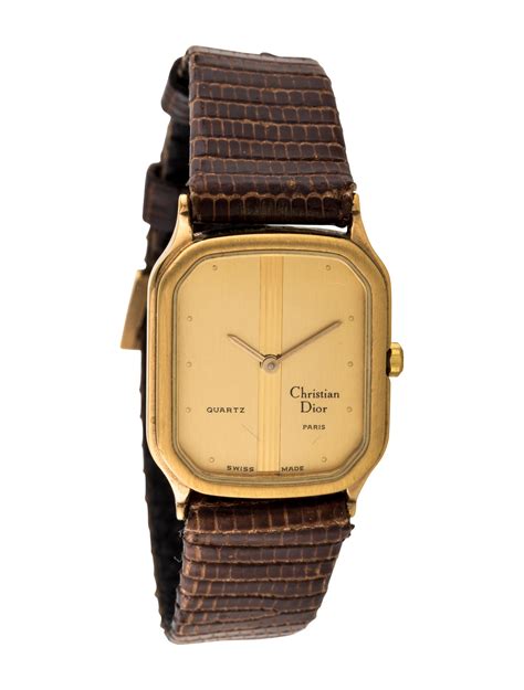 vintage christian dior gold watch|christian dior watches prices.